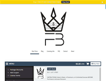 Tablet Screenshot of faithbeatz.com